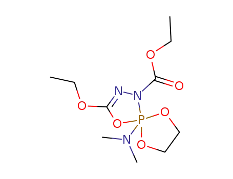 dimethylamino-5 ethoxy-7 carboethoxy-9 trioxa-1,4,6diaza-8,9 phospha(V)-5 spiro(4,4)nonene-7,8