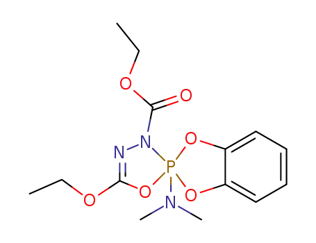 O-phenylene-2,3 dimethylamino-5 ethoxy-7 carboethoxy-9 trioxa-1,4,6 diaza-8,9 phospha(V)-5 spiro(4,4)nonene-7,8