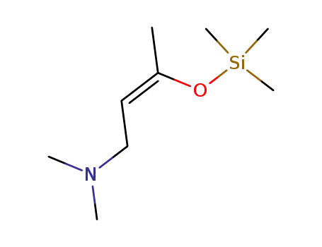 Dimethyl-((Z)-3-trimethylsilanyloxy-but-2-enyl)-amine