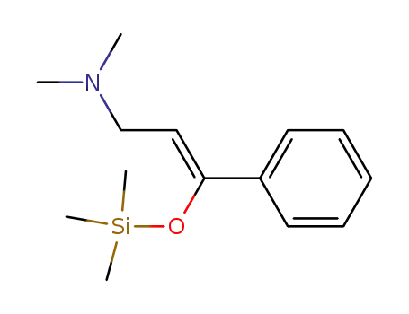 Dimethyl-((Z)-3-phenyl-3-trimethylsilanyloxy-allyl)-amine