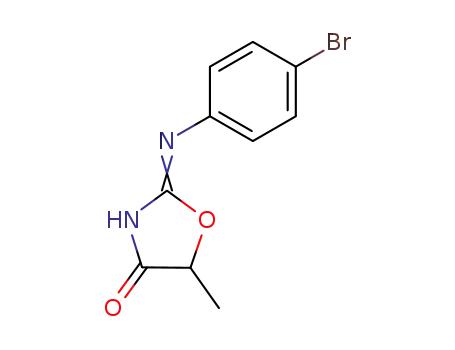2-[(E)-4-Bromo-phenylimino]-5-methyl-oxazolidin-4-one