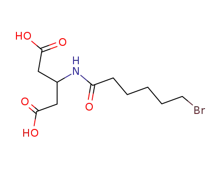N-(6'-bromo-1'-hexanoyl)-3-amino-1,5-pentanedioic acid