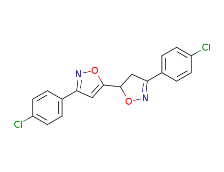 3,3'-Bis-(4-chloro-phenyl)-4,5-dihydro-[5,5']biisoxazolyl