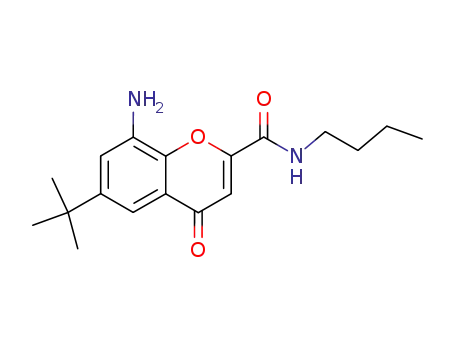 8-Amino-6-tert-butyl-4-oxo-4H-chromene-2-carboxylic acid butylamide