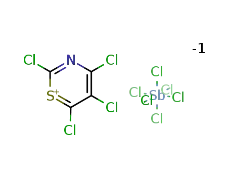2,4,5,6-tetrachloro-1,3-thiazinium hexachloroantimonate