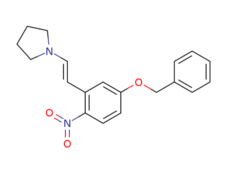 1-[2-(5-BENZYLOXY-2-NITROPHENYL)VINYL]PYRROLIDINE(153805-85-7)