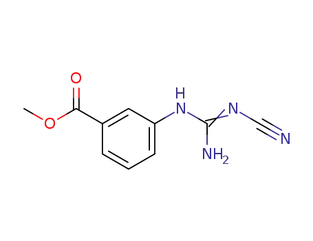 methyl 3-[amino(cyanoiminomethyl)]aminobenzoate