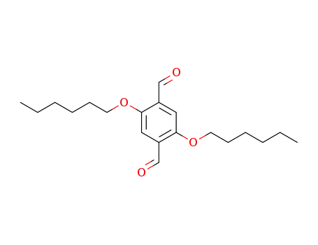 Molecular Structure of 151903-52-5 (2 5-BIS(HEXYLOXY)TEREPHTHALALDEHYDE  98)