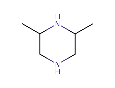 Molecular Structure of 108-49-6 (2,6-Dimethylpiperazine)