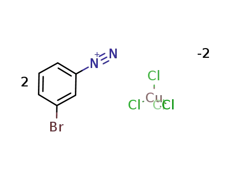 3-bromo-benzenediazonium; tetrachloro cuprate(II)