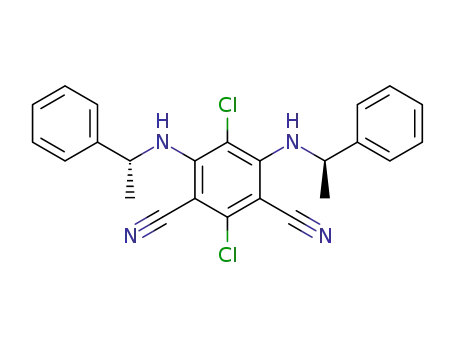 4,6-di-N-((R)-1'-phenylethylamino)-2,5-dichloro-1,3-dicyanobenzene