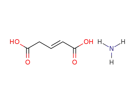 ammonium hydrogen trans-pent-2-ene-1,5-dioate