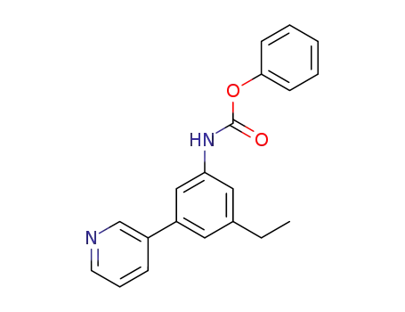 (3-ethyl-5-pyridin-3-yl-phenyl)-carbamic acid phenyl ester