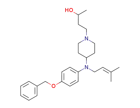 4-{4-[(4-Benzyloxy-phenyl)-(3-methyl-but-2-enyl)-amino]-piperidin-1-yl}-butan-2-ol