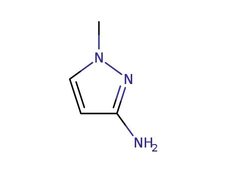 Molecular Structure of 1904-31-0 (1-Methyl-1H-pyrazol-3-amine)