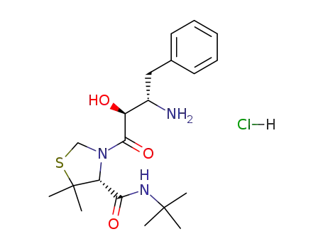 (R)-3-((2S,3S)-3-Amino-2-hydroxy-4-phenyl-butyryl)-5,5-dimethyl-thiazolidine-4-carboxylic acid tert-butylamide; hydrochloride