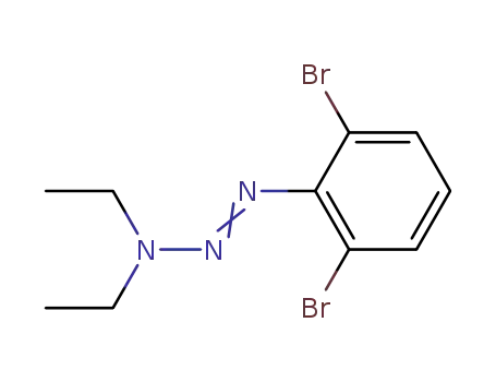 Molecular Structure of 401631-86-5 (1-Triazene, 1-(2,6-dibromophenyl)-3,3-diethyl-)