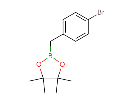 2-[(4-bromophenyl)methyl]-4,4,5,5-tetramethyl-1,3,2-dioxaborolane
