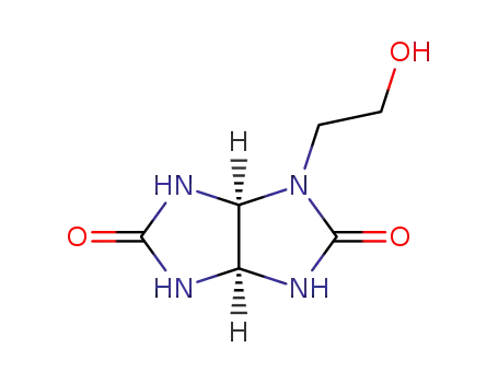 (1R*,5S*)-2-(2-hydroxyethyl)-2,4,6,8-tetraazabicyclo[3.3.0]octane-3,7-dione