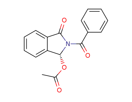 (1R)-2-benzoyl-3-oxo-2,3-dihydro-1H-isoindol-1-yl acetate