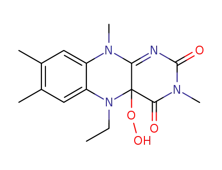 4a-hydroperoxy-N5-ethyl-N3-methyllumiflavin