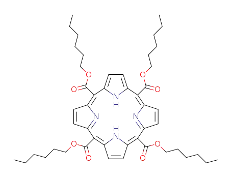 5,10,15,20-tetrakis(n-hexyloxycarbonyl)porphyrin