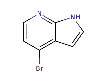 Molecular Structure of 348640-06-2 (4-Bromo-7-azaindole)