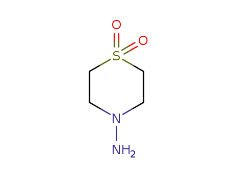 Molecular Structure of 26494-76-8 (4-Aminothiomorpholine 1,1-dioxide)