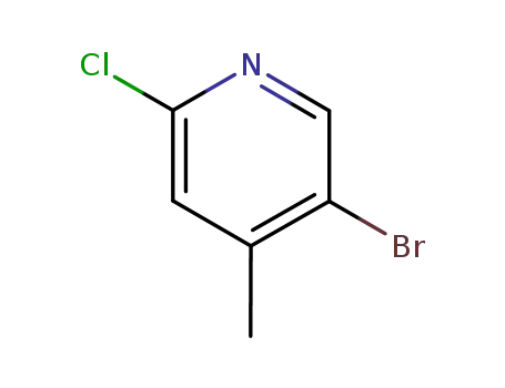Molecular Structure of 778611-64-6 (5-BROMO-2-CHLORO-4-PICOLINE)
