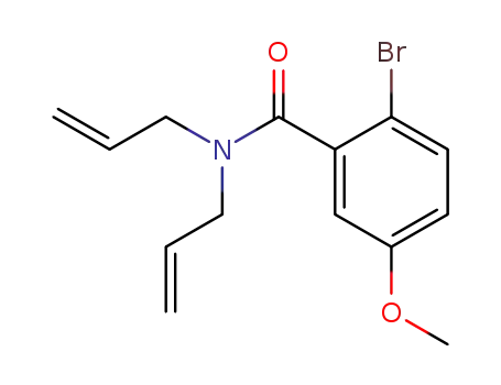 N,N-diallyl-2-bromo-5-methoxy-benzamide