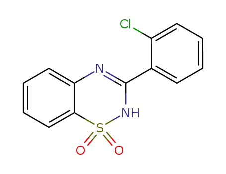 3-(2-chlorophenyl)-2H-benzo[e][1,2,4]thiadiazine 1,1-dioxide
