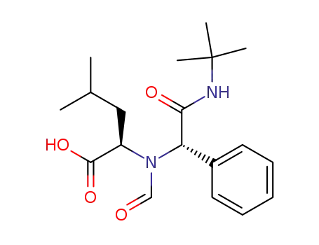 (2R)-2-[[(1S)-2-(t-butylamino)-2-oxo-1-phenylethyl](formyl)amino]-4-methylpentanoic acid