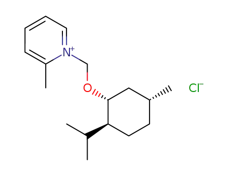 1-[(1R,2S,5R)-(-)-menthoxymethyl]-2-methylpyridinium chloride