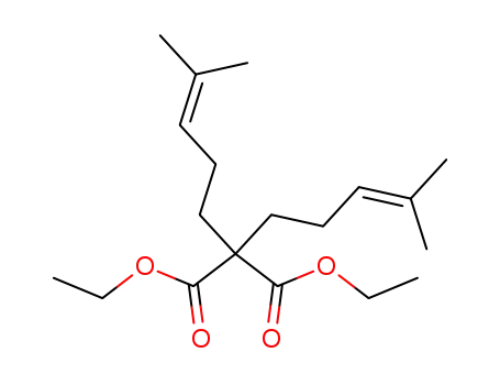 diethyl 2,2-bis(4-methylpent-3-enyl)malonate