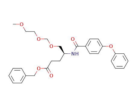 benzyl (4S)-5-(2-methoxyethoxy)methoxy-4-[(4-phenoxybenzoyl)amino]pentanoate