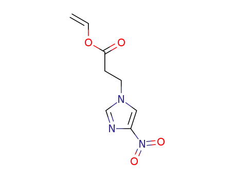 3-(4-nitroimidazol-1-yl)-propionic acid vinyl ester