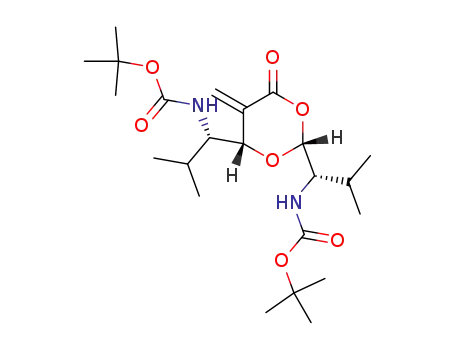 (2R,6S)-2,6-bis((S)-1-((tert-butoxycarbonyl)amino)-2-methylpropyl)-5-methylidene-1,3-dioxan-4-one