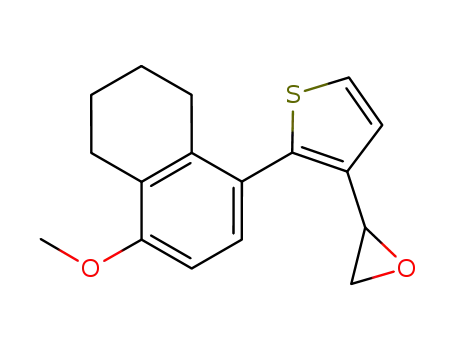 2-[2-(4-methoxy-5,6,7,8-tetrahydro-naphthalen-1-yl)-thiophen-3-yl]-oxirane