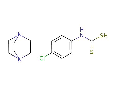 (4-chloro-phenyl)-dithiocarbamic acid; compound with 1,4-diaza-bicyclo[2.2.2]octane