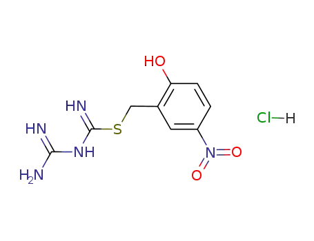 (2-hydroxy-5-nitrophenyl)methyl amidinoisothiourea hydrochloride