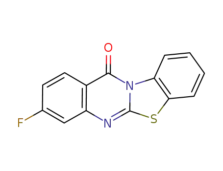 3-fluoro-12H-[1,3]benzothiazolo-[2,3-b]quinazolin-12-one