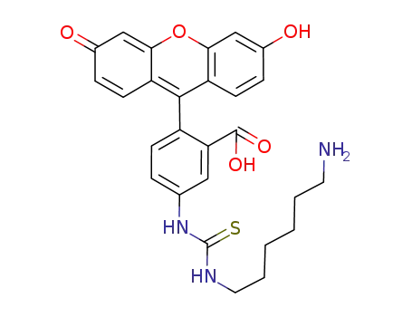 5-(3-(6-aminohexyl)thioureido)-2-(3-hydroxy-6-oxo-6H-xanthen-9-yl)benzoic acid