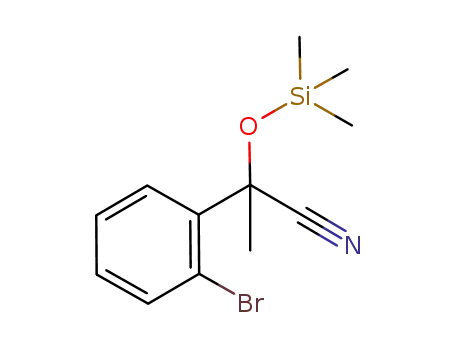 2-(trimethylsilyloxy)-2-(2'-bromophenyl)propanenitrile