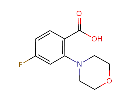 4-fluoro-2-(4-morpholinyl)benzoic acid
