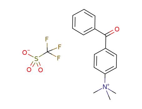 4-benzoylphenyltrimethylammonium triflate