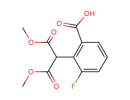 (2-Carboxy-6-fluorophenyl)propanedioic acid dimethyl ester