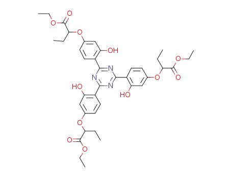 2,4,6-tris(2-hydroxy-4-(1-ethoxycarbonylpropoxy)phenyl)-1,3,5-triazine
