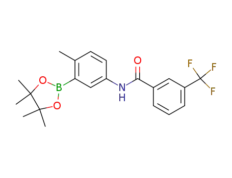 N-[4-methyl-3-(4,4,5,5-tetramethyl-[1,3,2]dioxaborolan-2-yl)-phenyl]-3-trifluoromethyl-benzamide