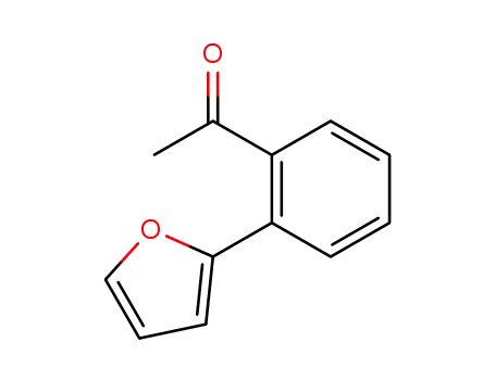 Molecular Structure of 19275-14-0 (Ethanone, 1-[2-(2-furanyl)phenyl]-)