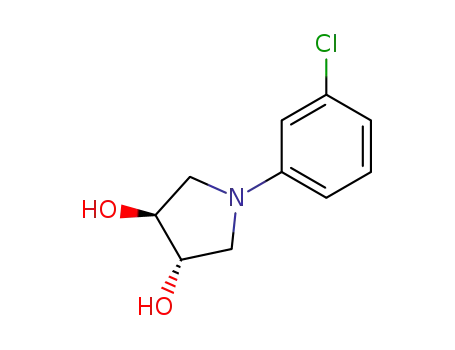 (+/-)-1-(3-chloro-phenyl)-pyrrolidine-3r,4t-diol